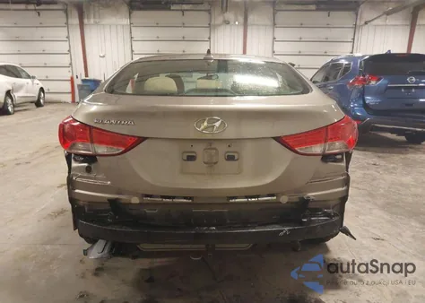 2013 Hyundai Elantra Gls z USA, uszkodzony, nr VIN 5NPDH4AE5DH388492